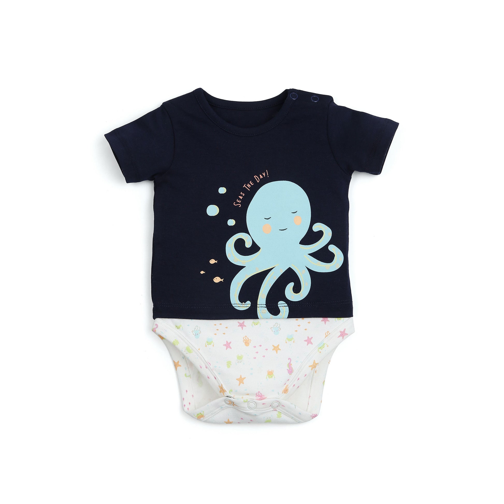 AQUA SOLID BOYS BODYSUIT