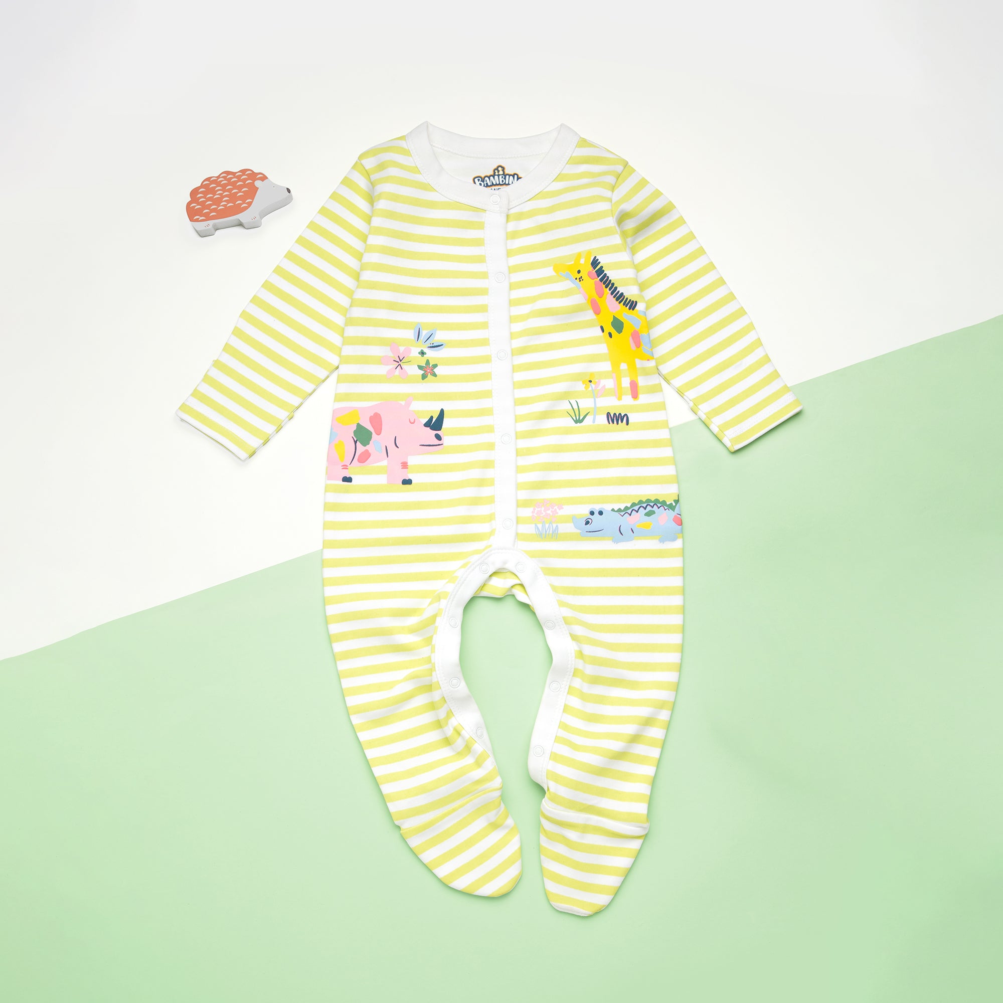 Cotton Baby Boys  Printed Sleepsuit Nightwear Suit