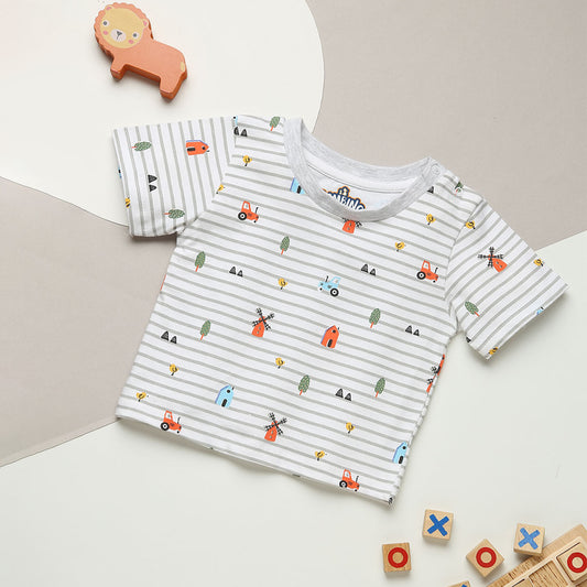 BABY SET HALF SLEEVE T-SHIRTS WITH JOGGERS