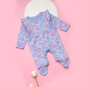 BUBBLE AOP GIRLS SLEEPSUIT