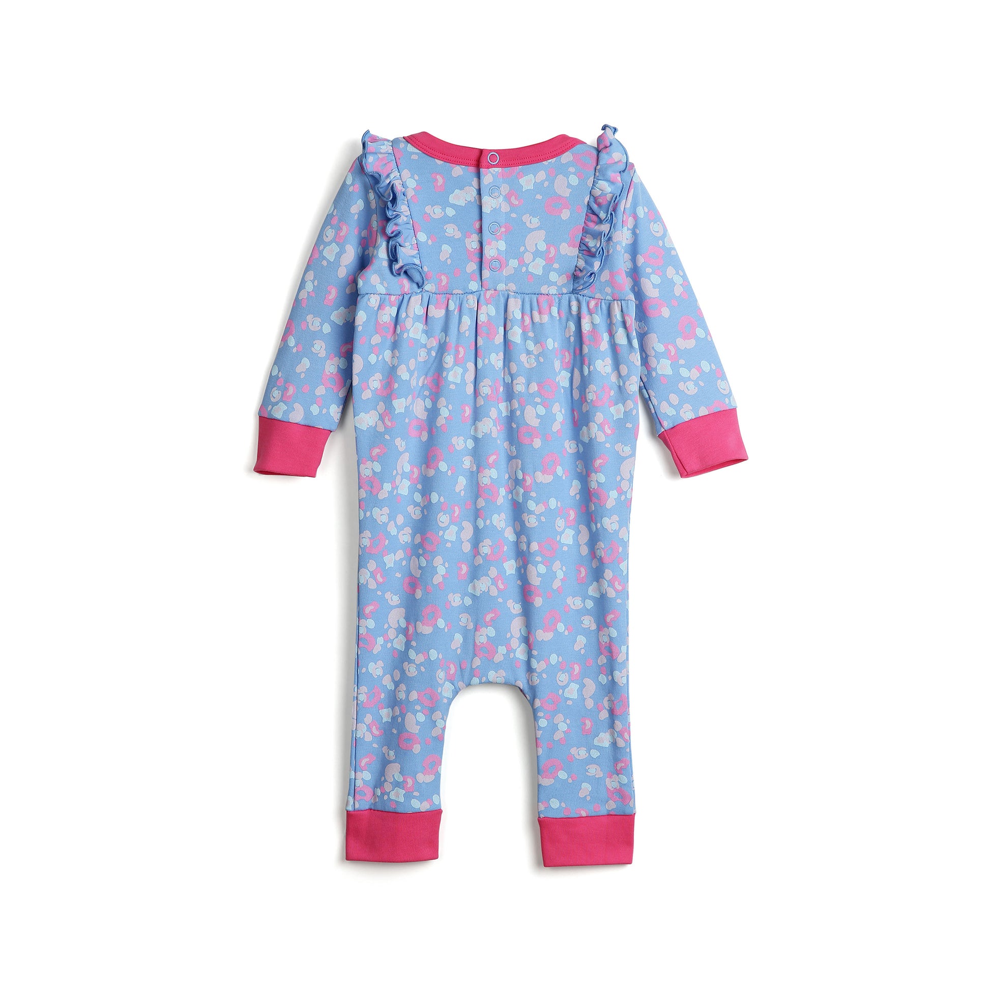 BUBBLE AOP GIRLS SLEEPSUIT