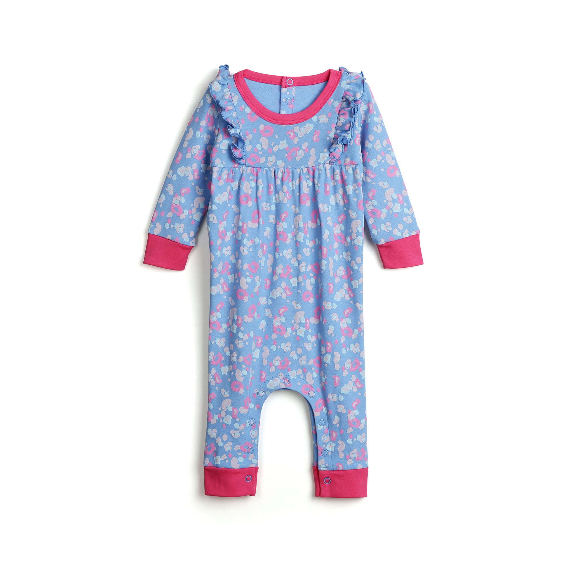 BUBBLE AOP GIRLS SLEEPSUIT