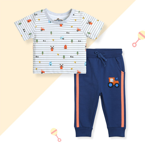 Baby Set Half Sleeve T-Shirts with Joggers