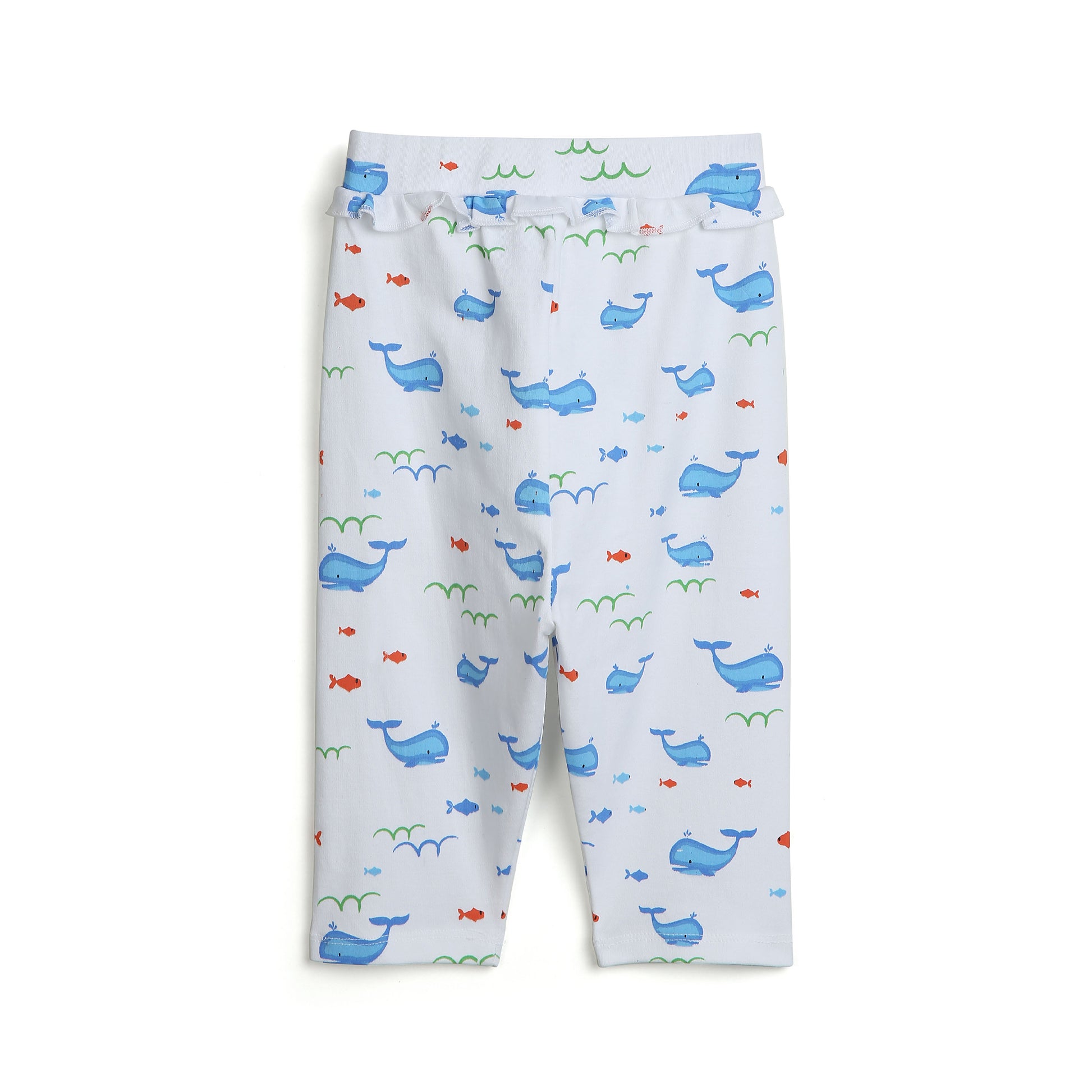 AQUA WHALE AOP GIRLS LEGGING