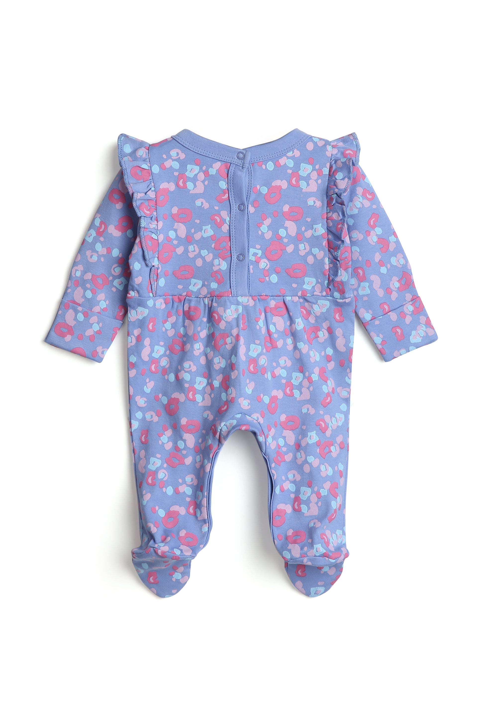 BUBBLE AOP GIRLS SLEEPSUIT