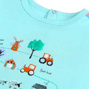 Boys Tractor Body Suit