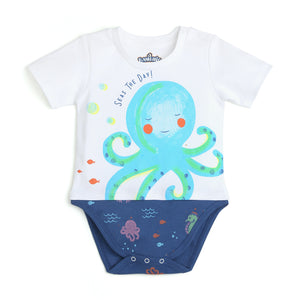 AQUA SOLID BOYS BODYSUIT