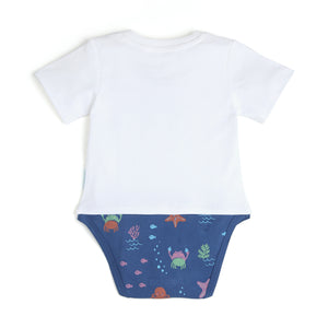 AQUA SOLID BOYS BODYSUIT