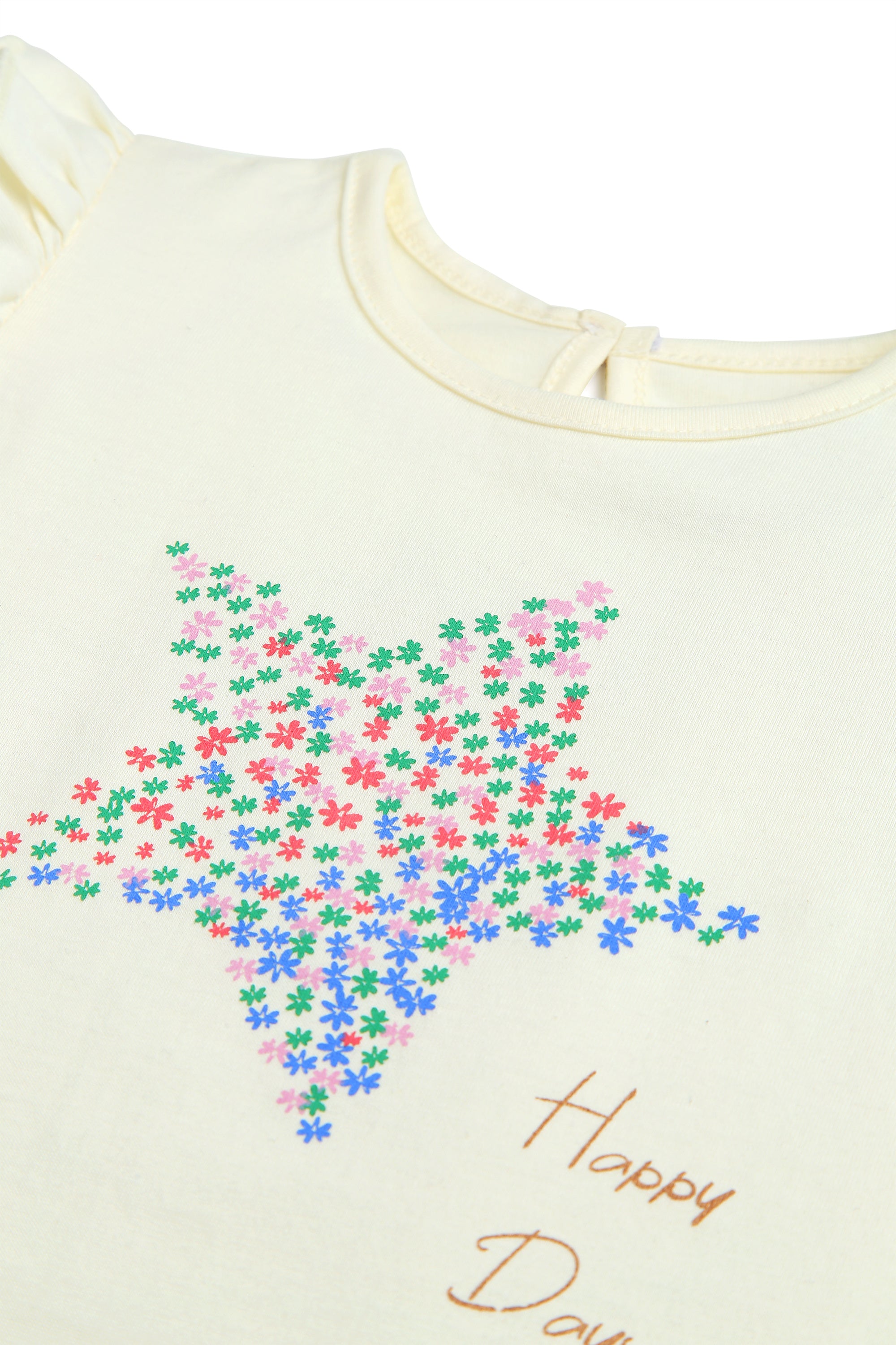 STAR PRINT GIRLS T SHIRT