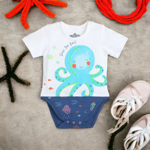 AQUA SOLID BOYS BODYSUIT